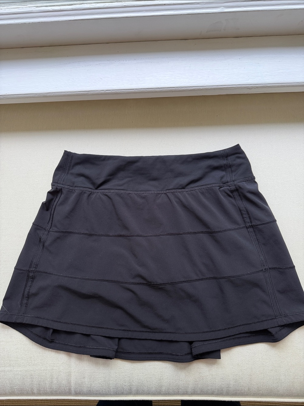 lululemon athletica Black Active Skort with Built-In Short (4 TALL)